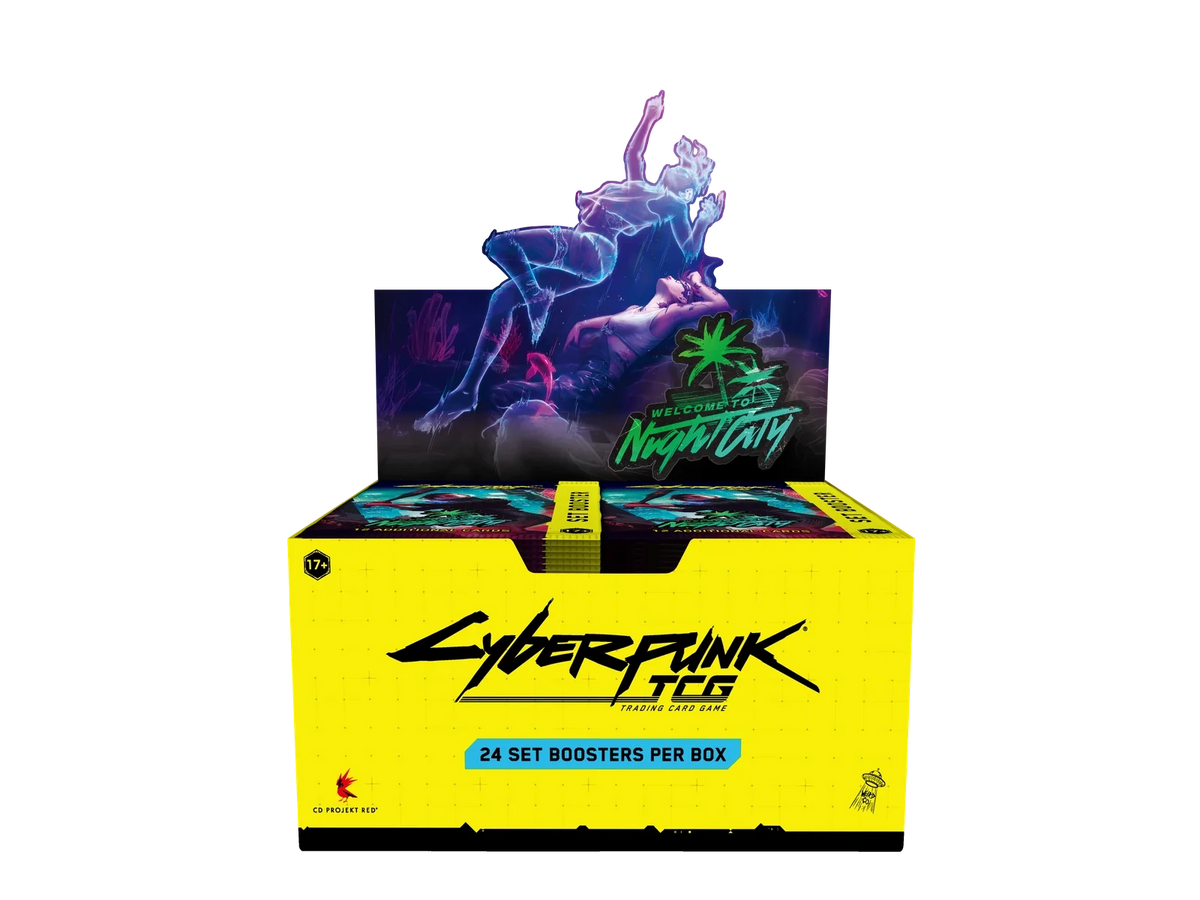 Cyberpunk TCG - Welcome To Night City Booster Display