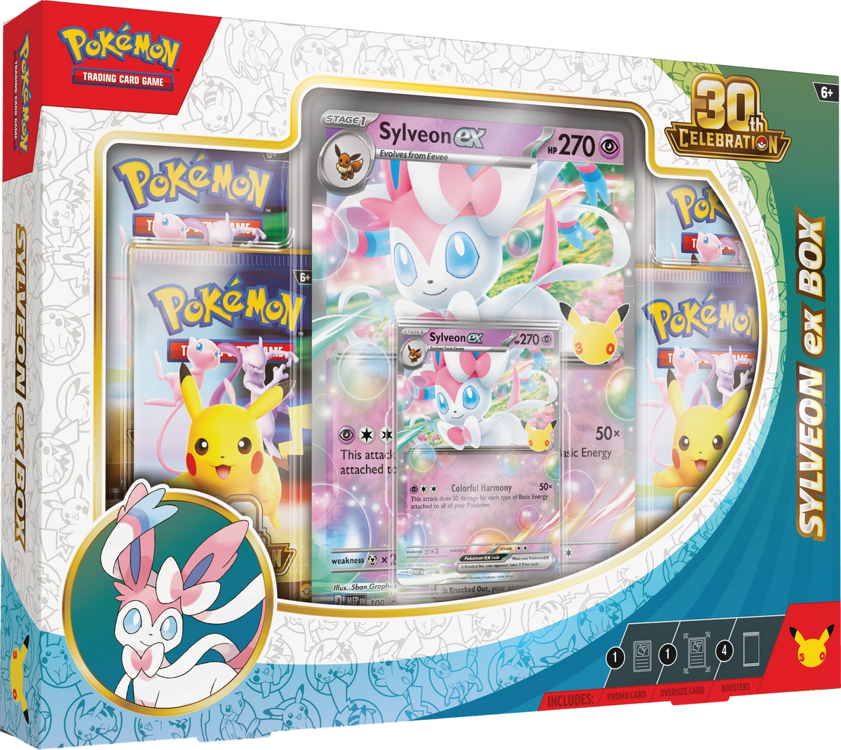Pokémon TCG - 30th Celebration: Sylveon Ex Box