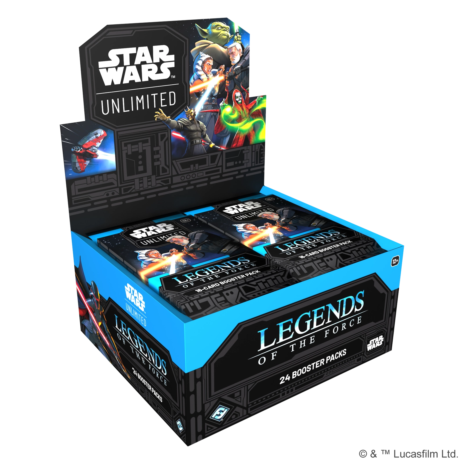 Star Wars: Unlimited - Legends of the Force Booster Display