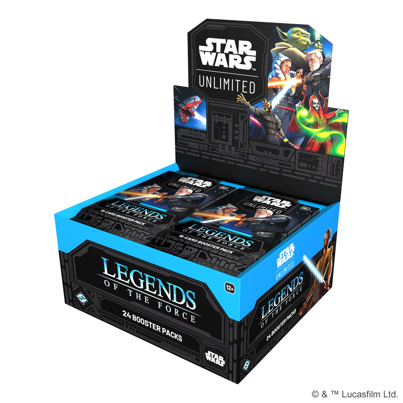 Star Wars: Unlimited - Legends of the Force Booster Display