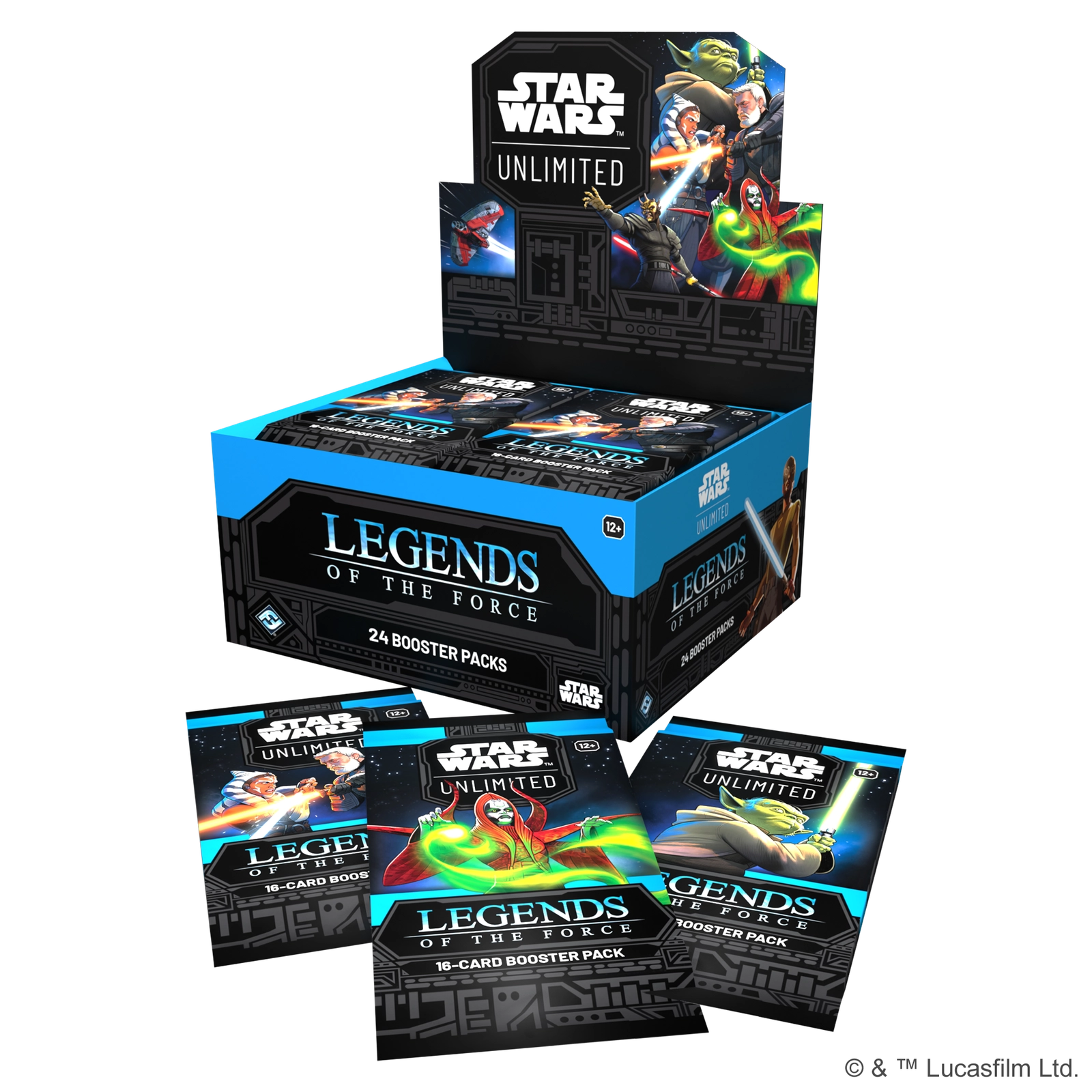 Star Wars: Unlimited - Legends of the Force Booster Display