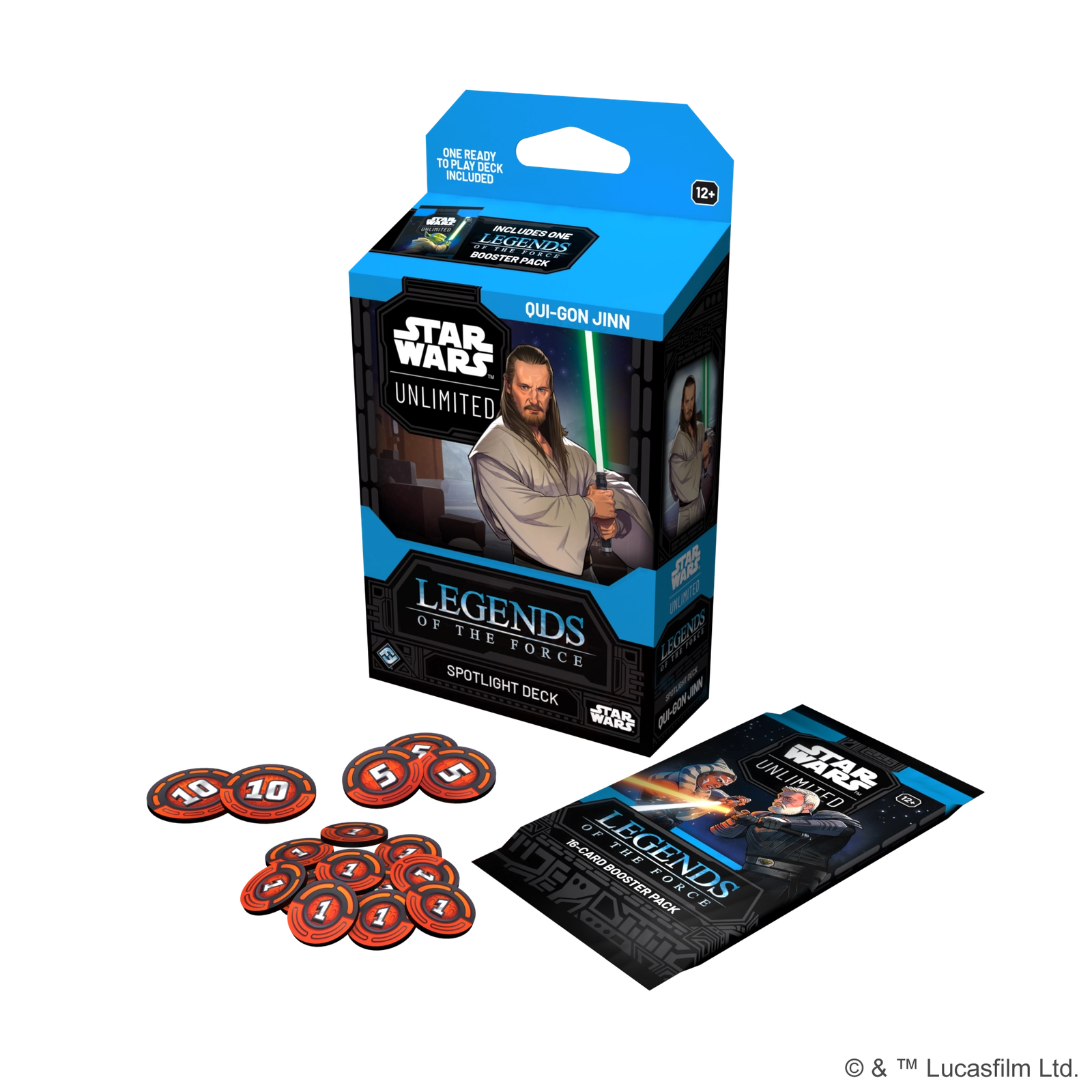 Star Wars: Unlimited - Legends of the Force Spotlight Deck (Qui-Gon Jinn)