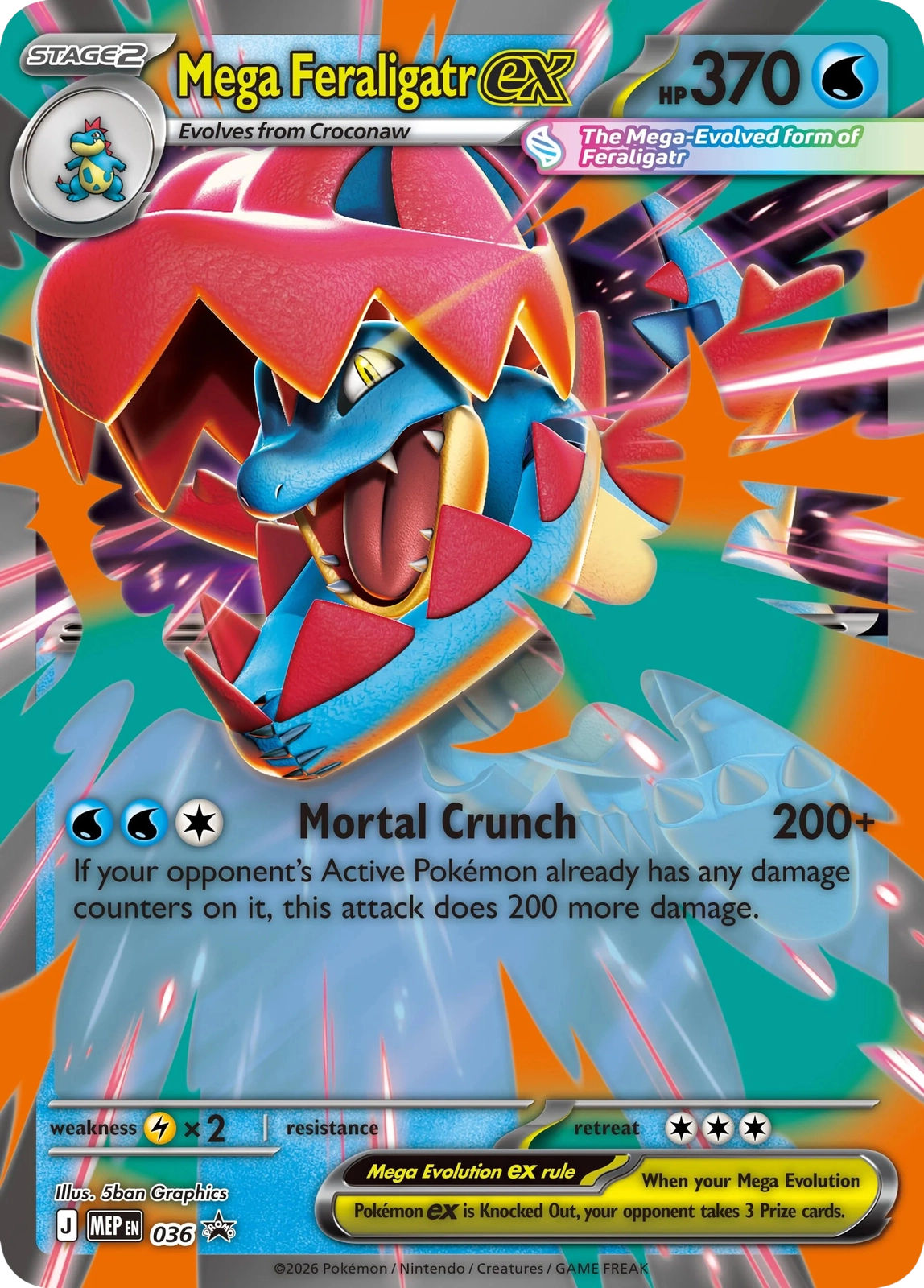Mega Feraligatr ex promo