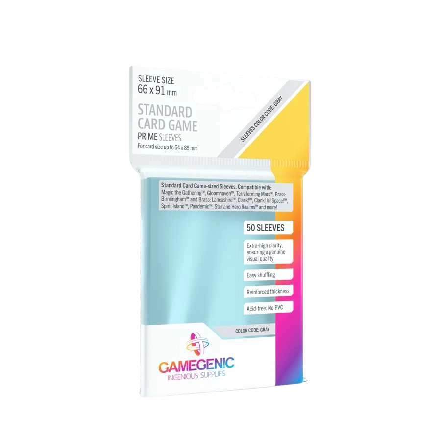 Gamegenic PRIME Standard Clear kártyavédő (50 db)