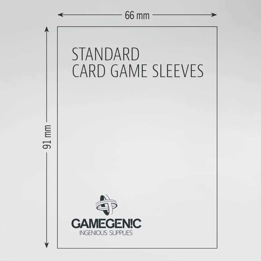Standard Card Game Value Pack Matte Clear kártyavédő mérete