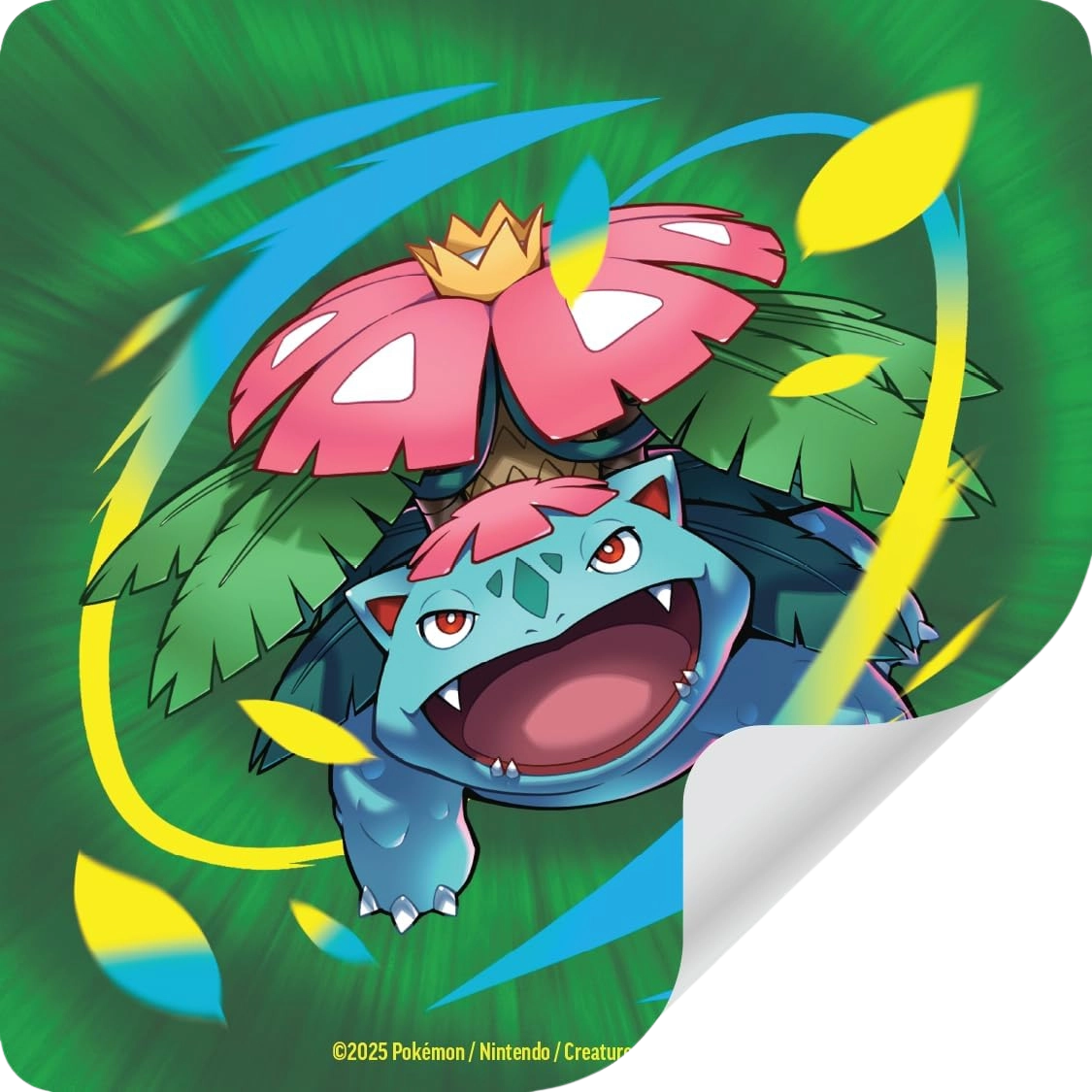 Mega Evolution: Mega Venusaur ex Premium Collection Back Sticker