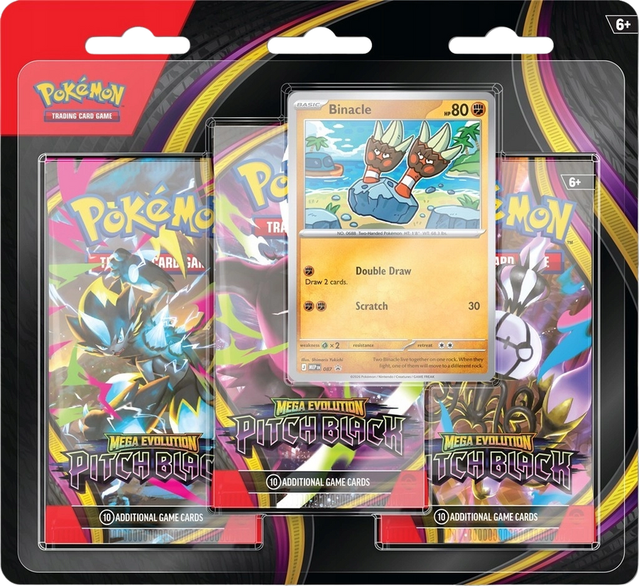 Pokémon TCG - Pitch Black: 3 Pack Blister