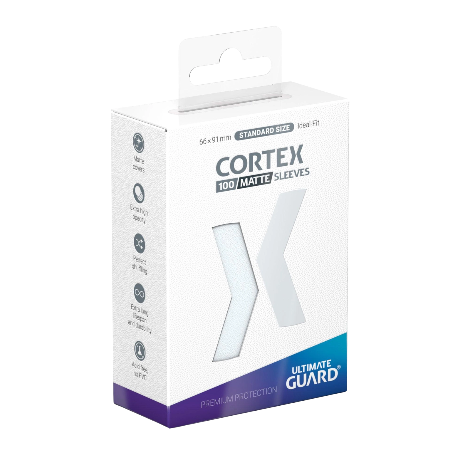 Ultimate Guard Cortex Sleeves Matte Standard Size - Transparent