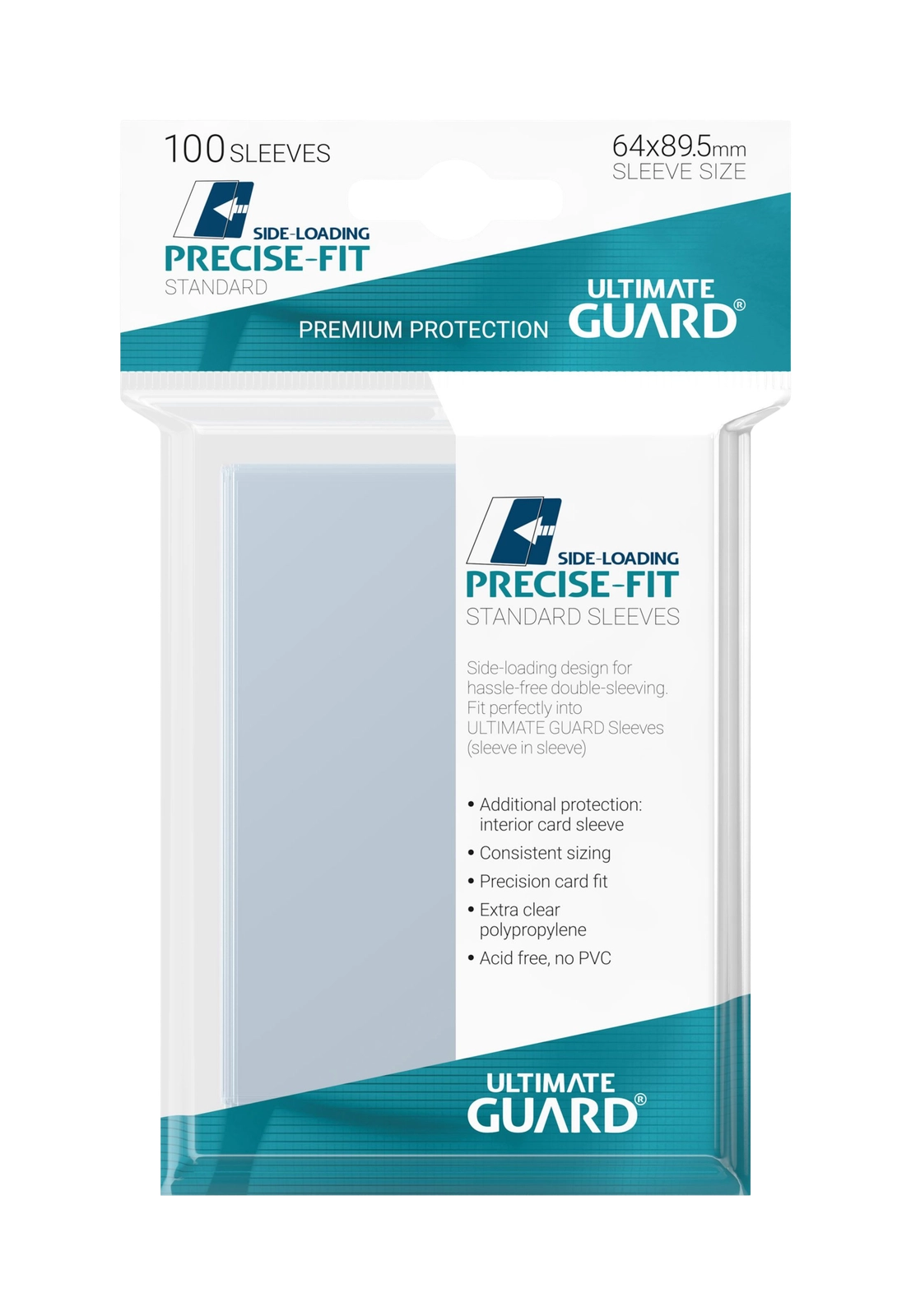 Ultimate Guard Precise-Fit Sleeves Standard Size Side-Loading