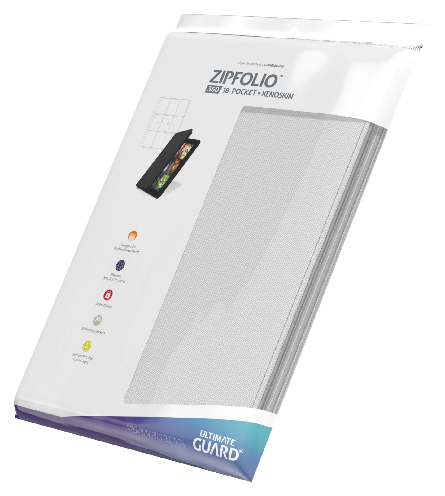 Ultimate Guard Zipfolio 360 18-Pocket Xenoskin (Többféle színben)