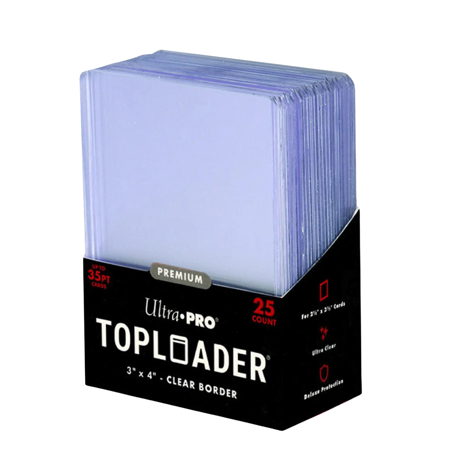 3" X 4" Ultra Clear Premium Toploader (25 darab)