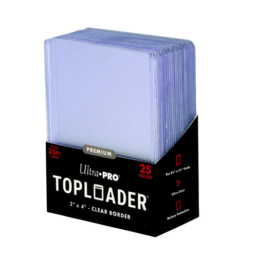 3" X 4" Ultra Clear Premium Toploader (25 darab)