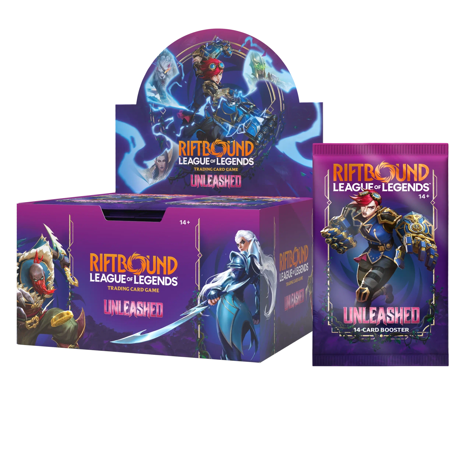 Riftbound: League of Legends TCG – Unleashed Booster Display